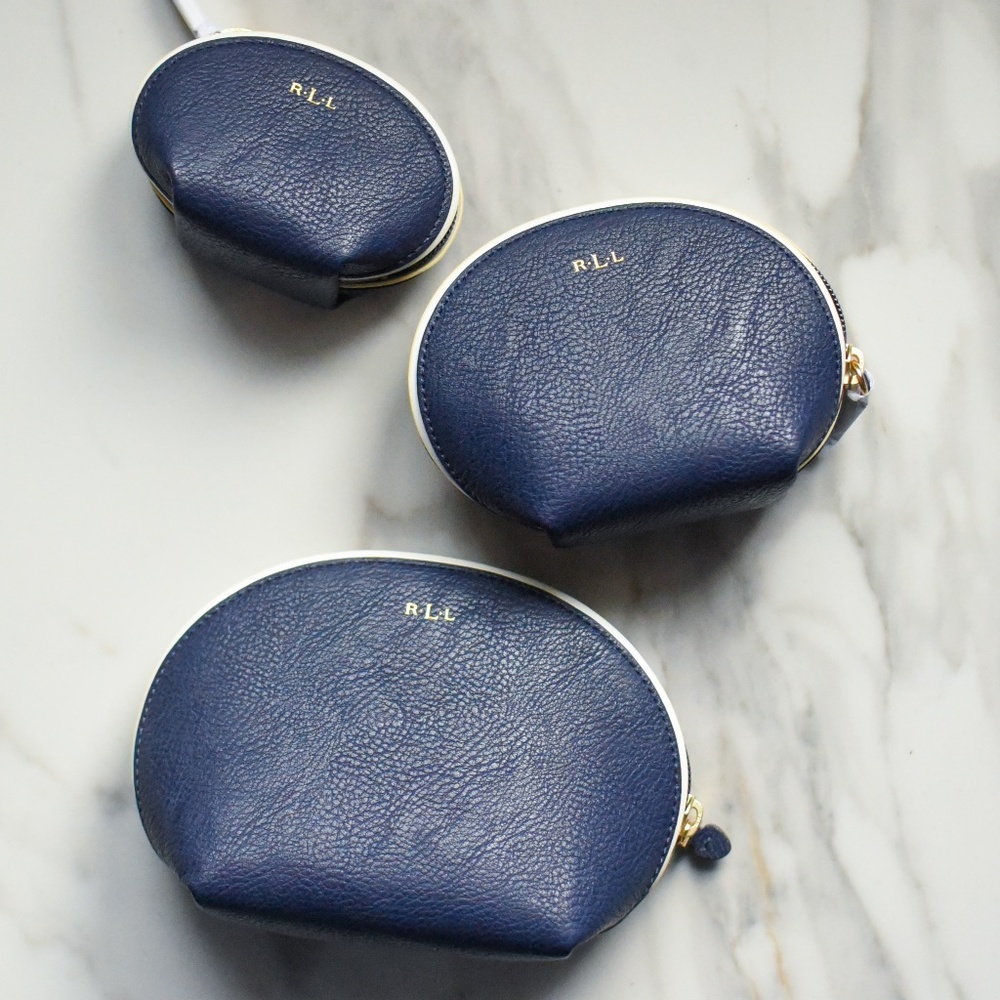 Ralph Lauren 3 in 1 Cosmetic Case - New With Tag